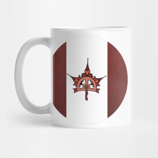 Steampunk / Victorian Canadian Flag Mug